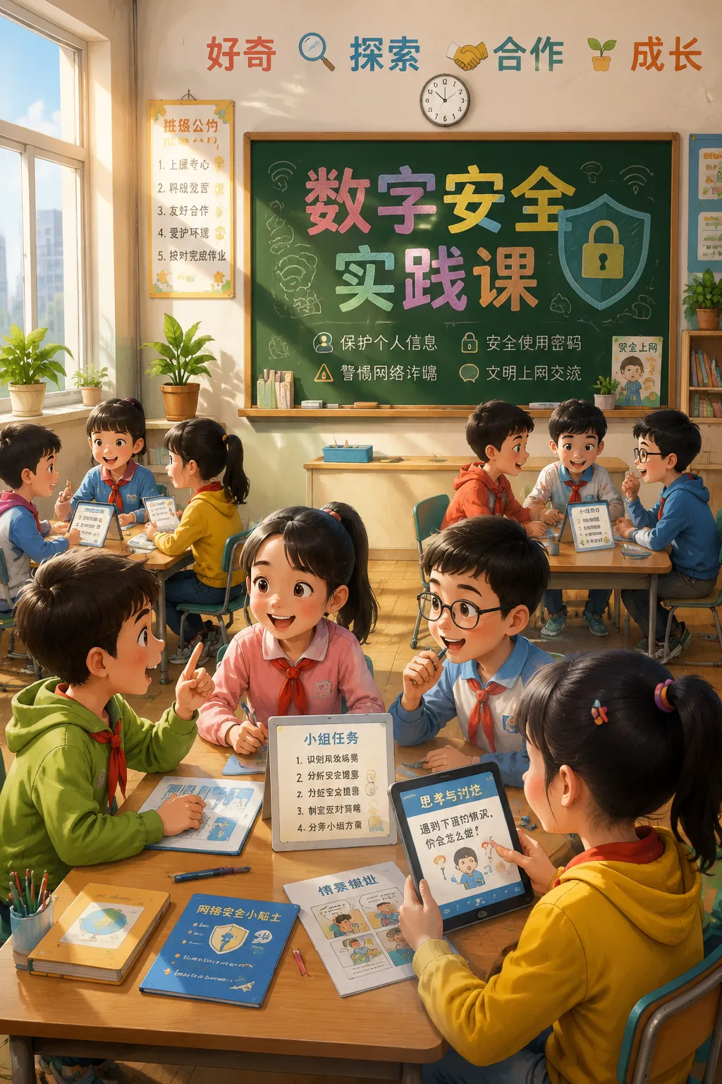 学校数字安全实践课堂